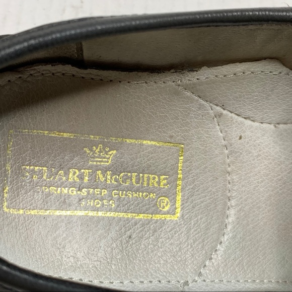 STUART MCGUIRE Leather Dress Loafers Shoes - Picture 11 of 13